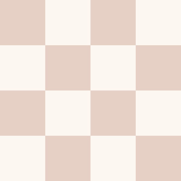 Soft Nude and Dusty Rose Checker Grid