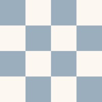 Dusty Blue and Ivory Checkerboard wallpaper