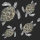 Ocean Turtle Pattern S