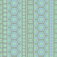 Byzantium Mediterranean Geometric Green Gray wallpaper
