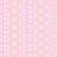 Byzantium Mediterranean Geometric Pastel Pink wallpaper