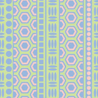 Byzantium Mediterranean Geometric Light Green wallpaper