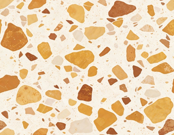 Honey Ochre Terrazzo Texture Small