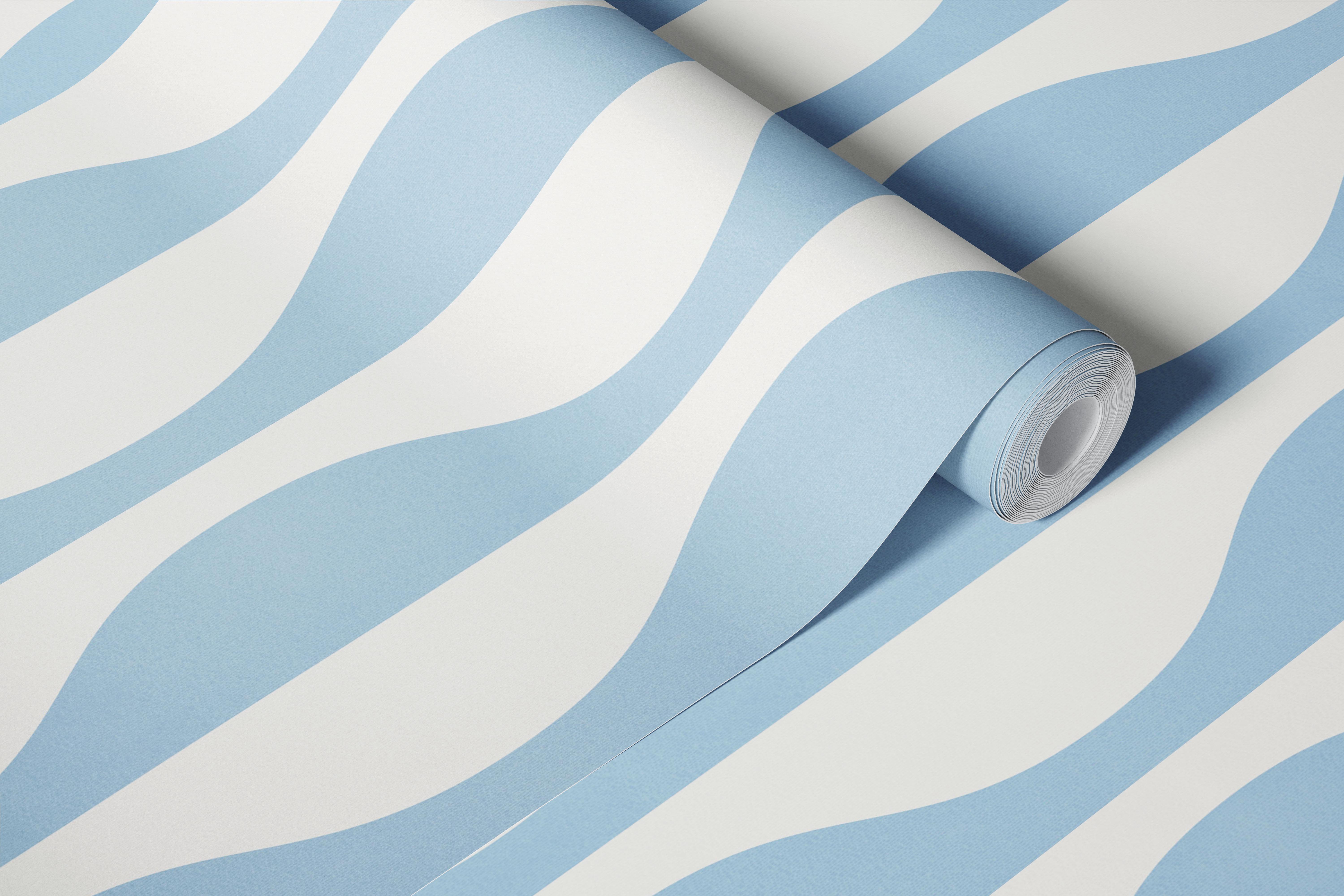 Vintage abstract geo pattern wallpaper in blue