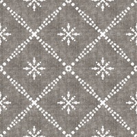 Boho Dotted Lattice Grunge Dark Bark behang