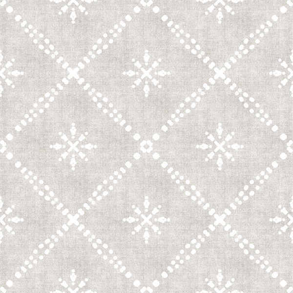 Boho Dotted Lattice Grunge Neutral