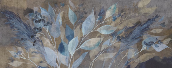 Soft Dark Botanical Watercolor