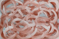 Red Brush Swirls wallpaper