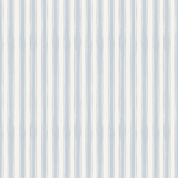 Coastal Blue White Stripes