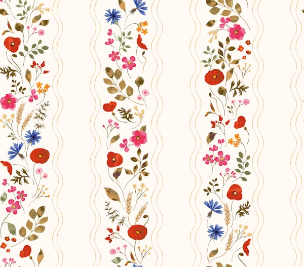 Wildflower meadow stripes oat