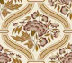 Vintage Floral Ogee - Orange & Red