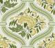 Vintage Floral Ogee - Green & Yellow
