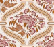 Vintage Floral Ogee - Pink & Orange