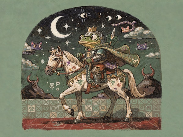 Frog Knight Moonlit Ride