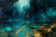 Midnight Lagoon Abstract