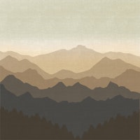 Golden Dawn Mountain Haze tapet