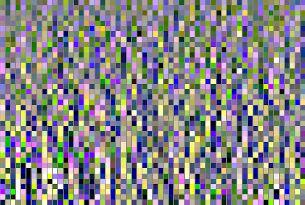 Vibrant Digital Mosaic Multicolor