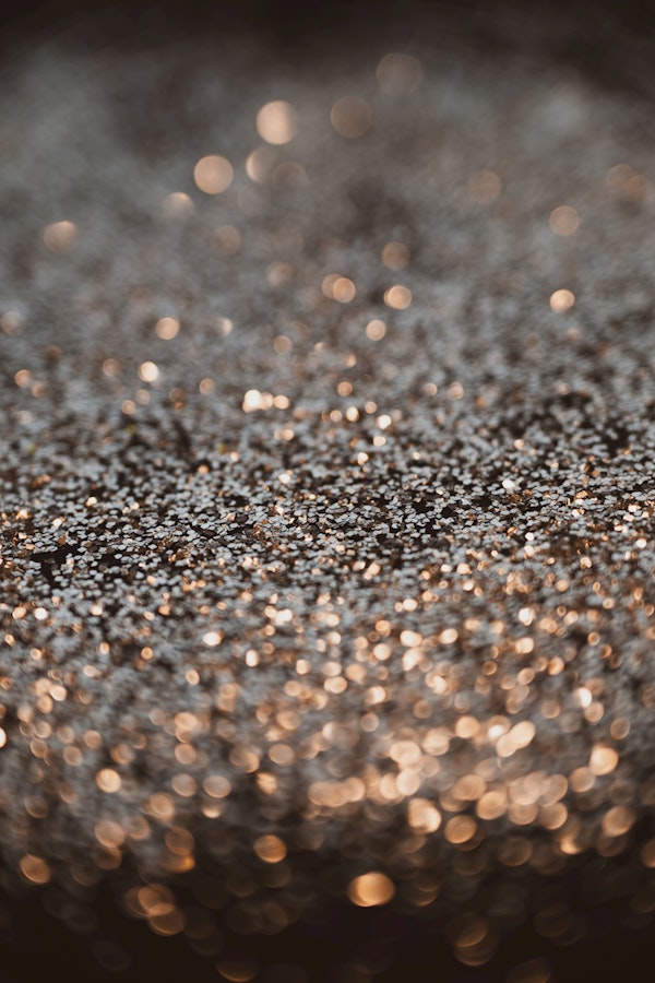 Rose Gold Glitter Bokeh Glam 2