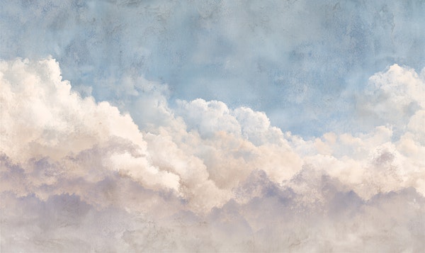 Moody Abstract Watercolor Clouds