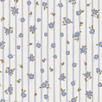 Striped blossom nostalgia muted sky wallpaper