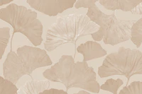 Ginkgo Leaves Beige Dream 2 wallpaper