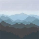 Layered Peaks at Dawn