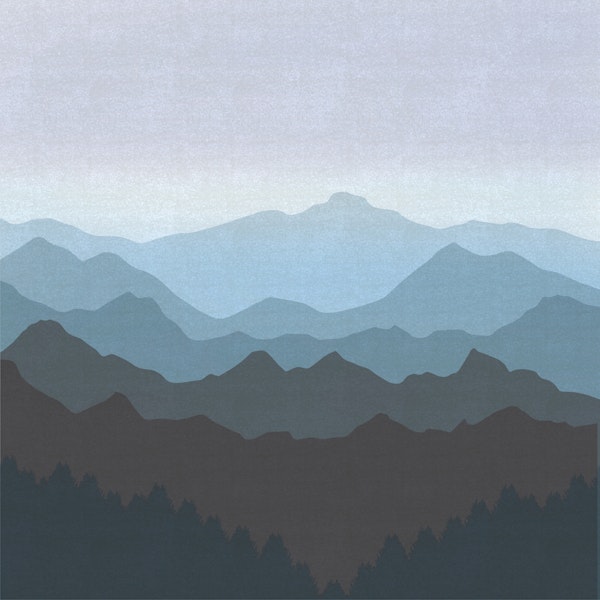 Layered Peaks at Dawn