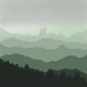 Layered Peaks in Soft Green