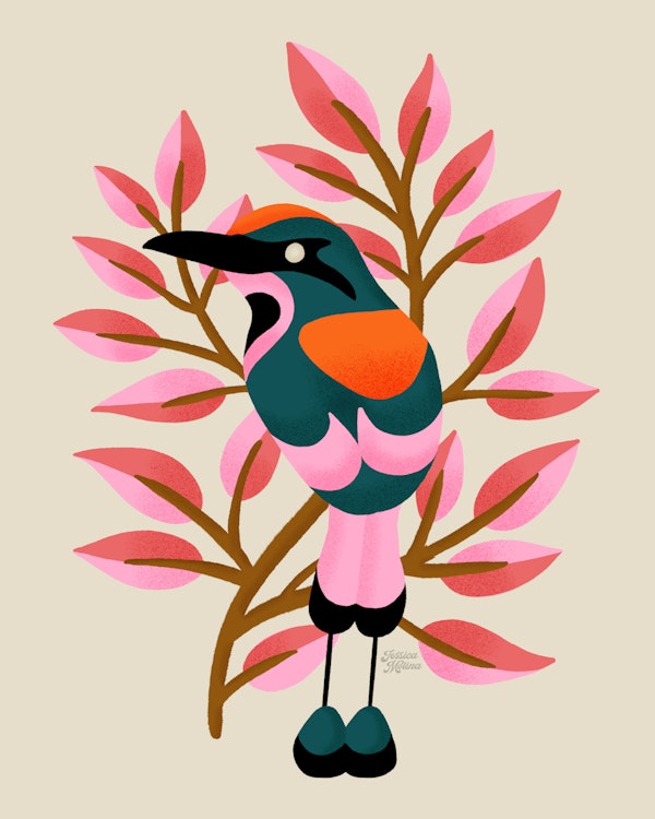 Guardabarranco Bird Mural