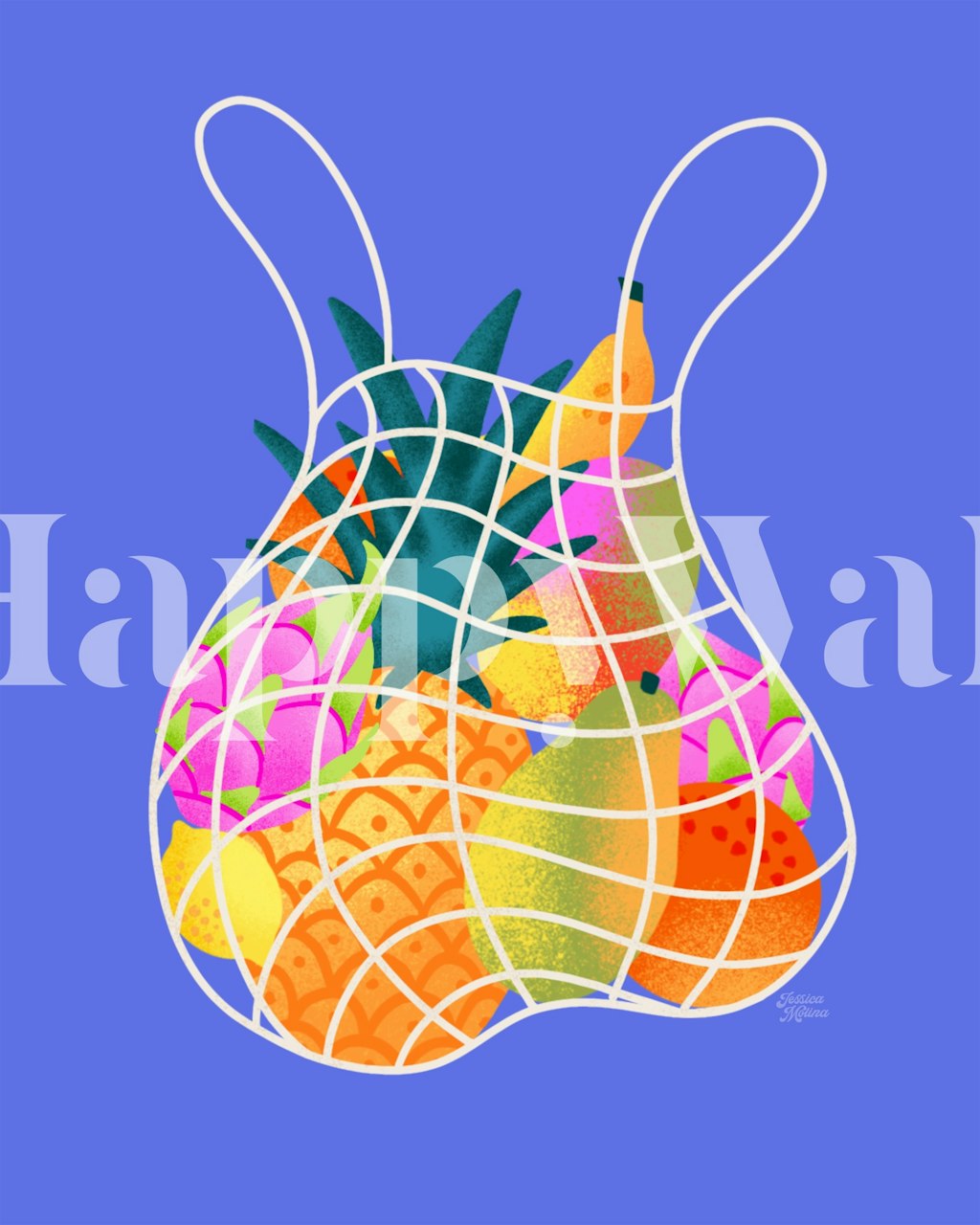 La Bolsa - Purple wallpaper in a room