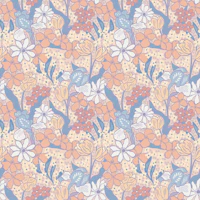 Vintage Wildflower Mix - Pastel wallpaper