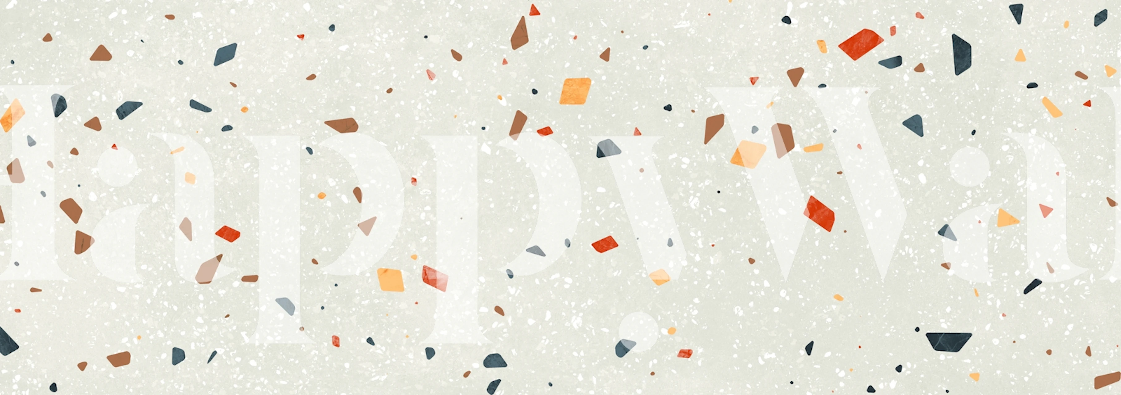 Elegant stone surface wallpaper in a room