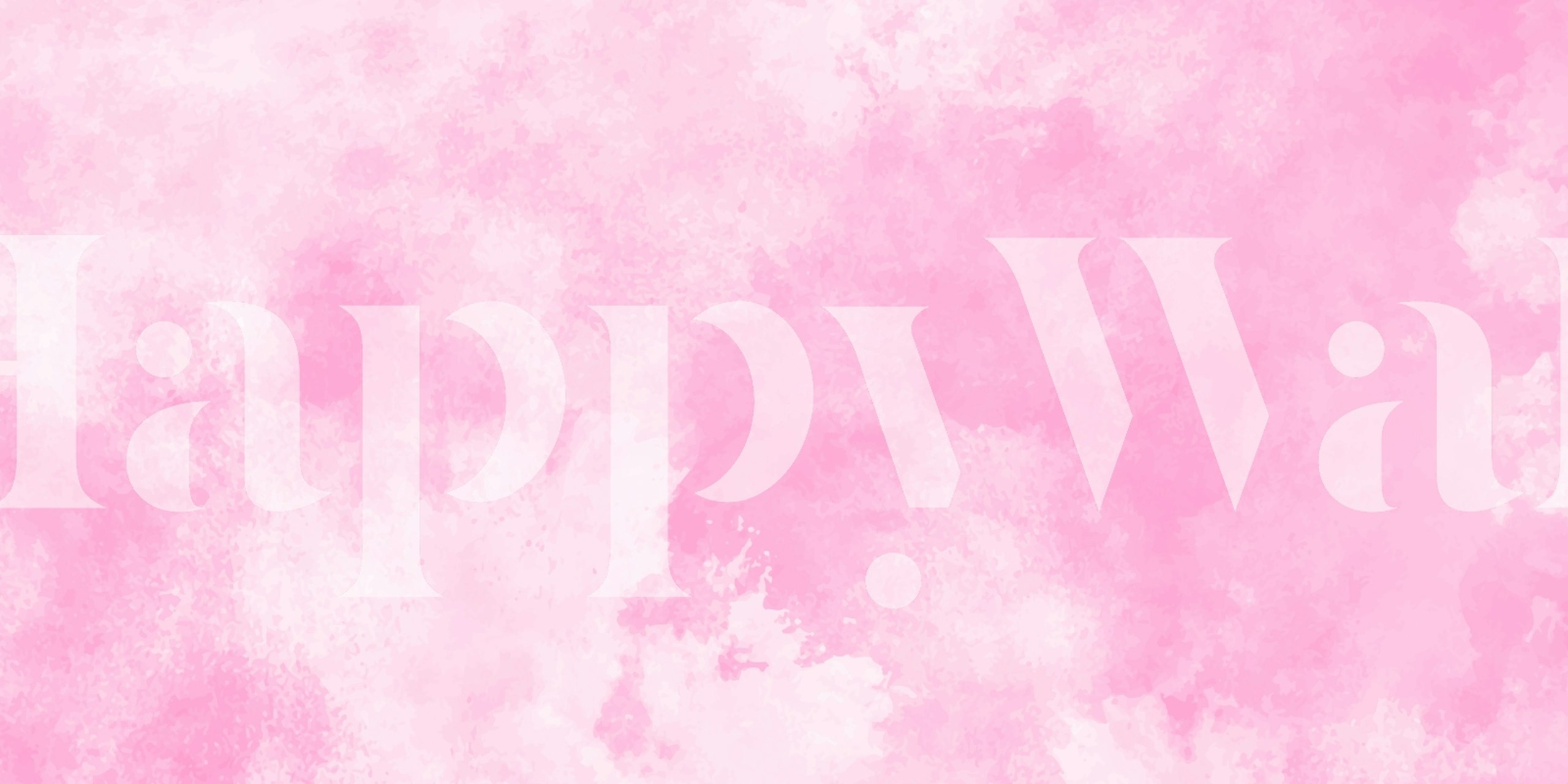 Gentle pink fade wallpaper in a room setting