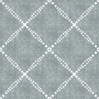 Boho Dotted Trellis Grunge Calming Blue behang