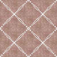 Boho Dotted Trellis Grunge Terracotta Red behang