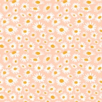 Peach Daisy Meadow tapet