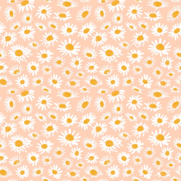 Peach Daisy Meadow