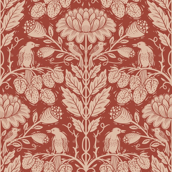 Flower with Strawberries