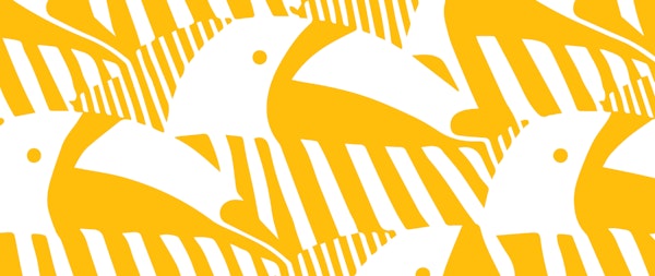 Bird Geometric Yellow