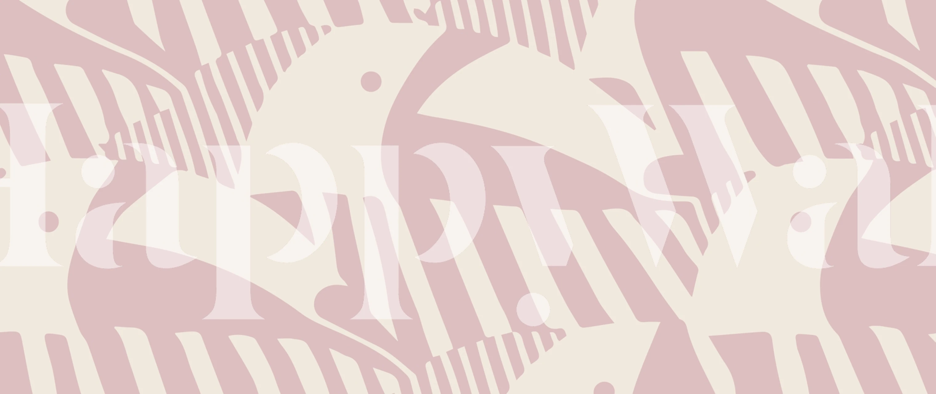 Design della carta da parati Bird Rose in una stanza