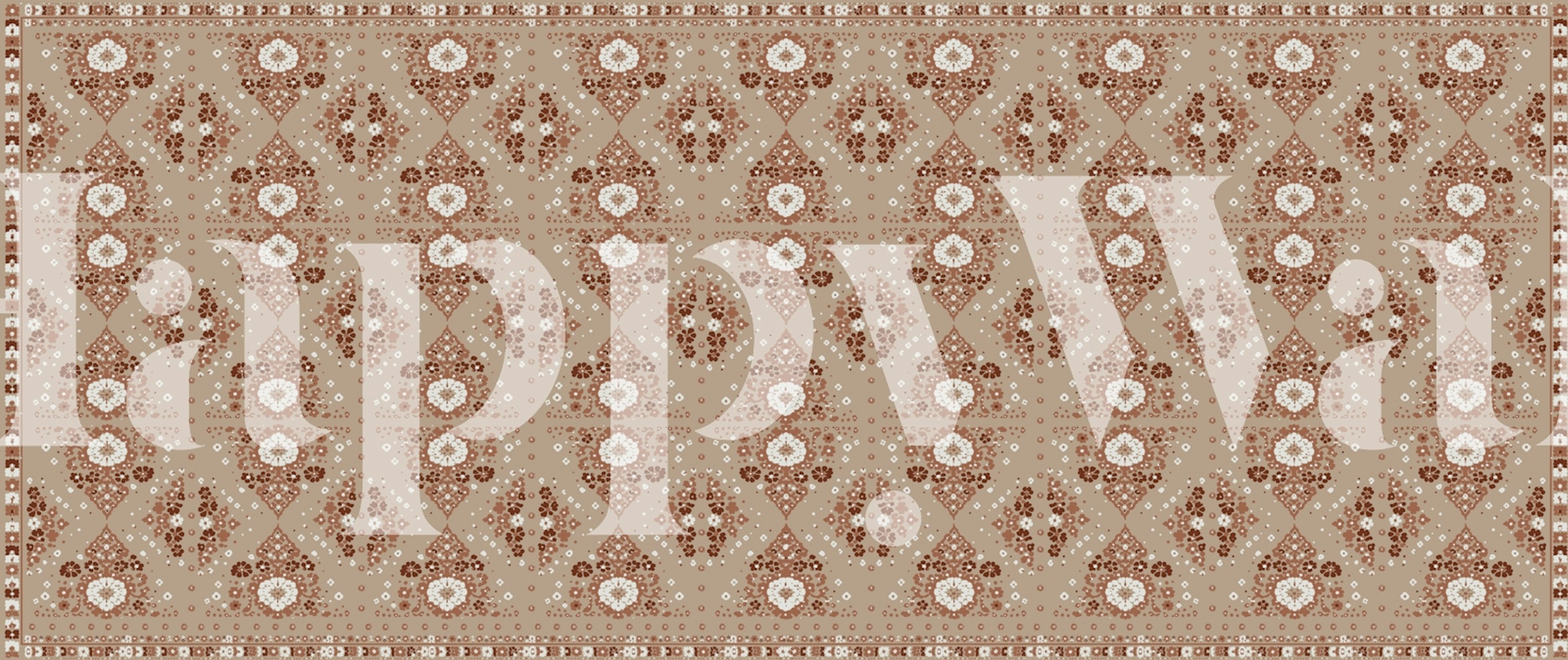 Persian Sand tapet i en koselig romsetting