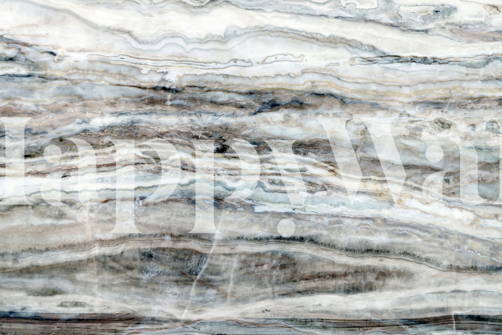 Marble Landscape 08 tapetti huoneessa