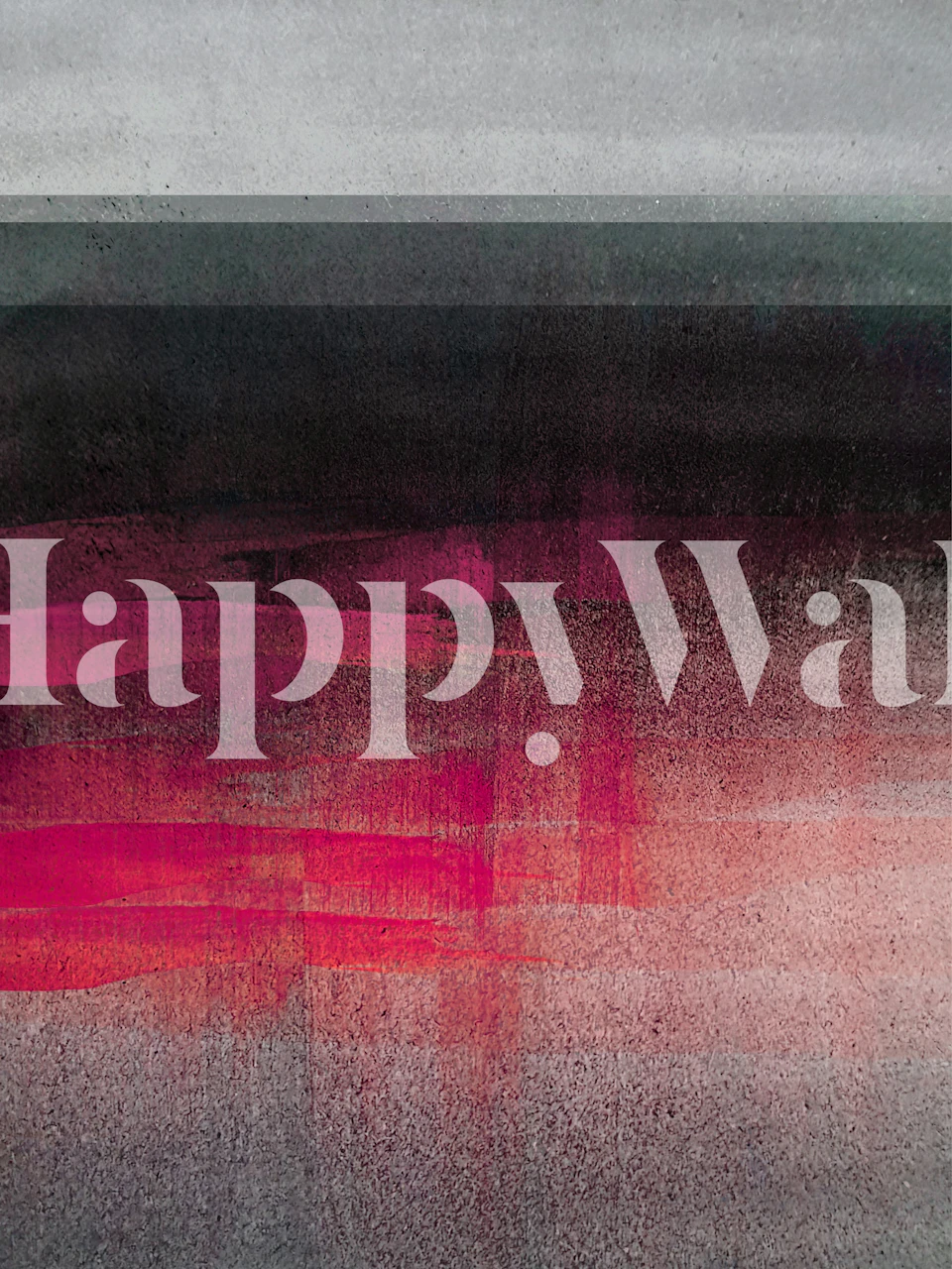 Moody Magenta Horizon tapet i et værelse