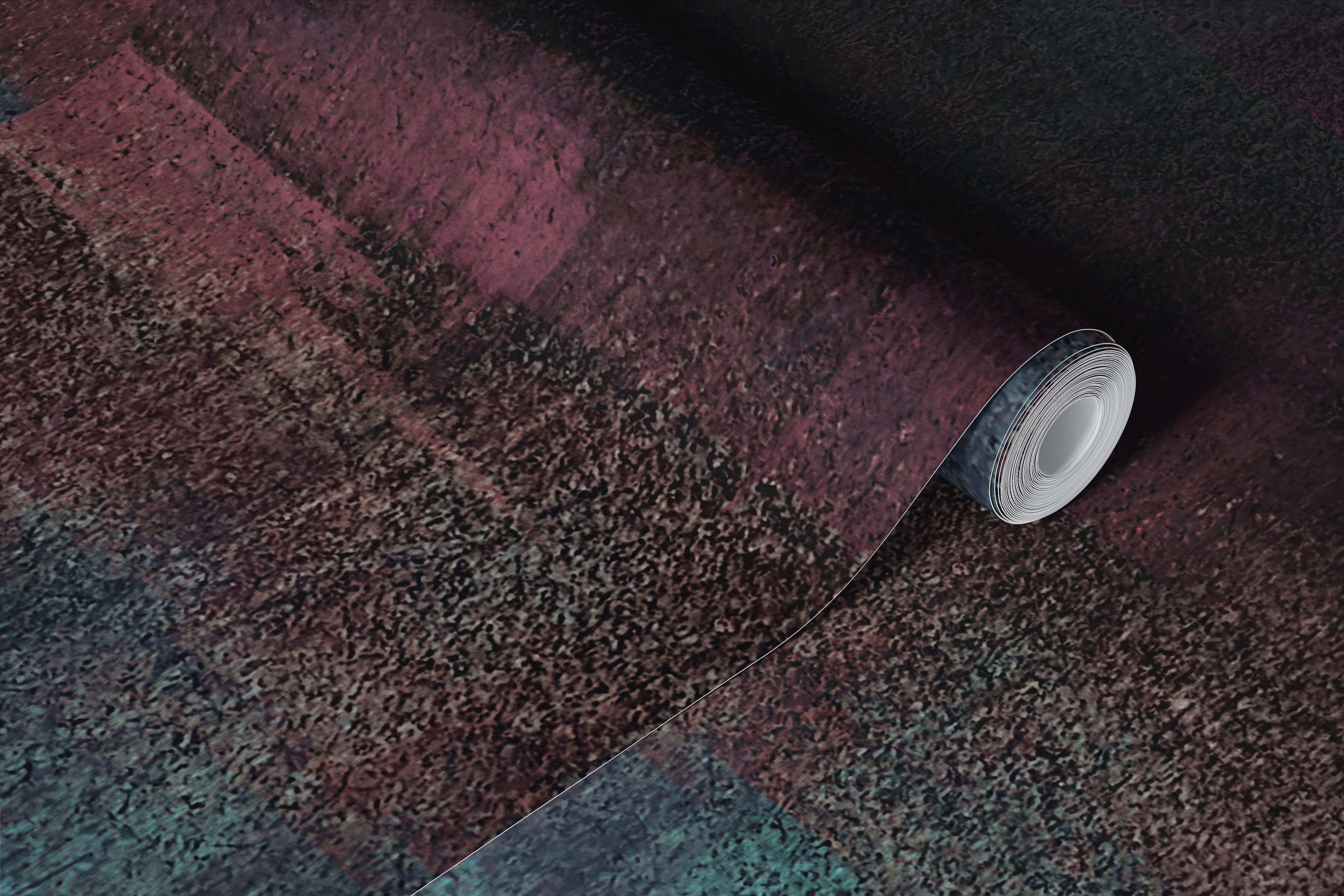 Stormy Horizon Color Blocks wallpaper in a room