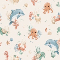 Ocean Snuggle - beige tapete