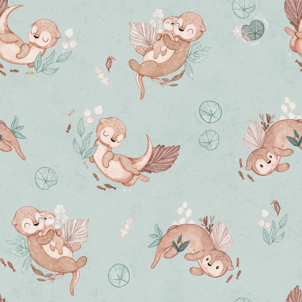 Boho Otter - mint