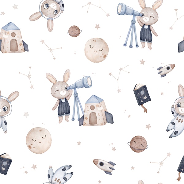 Little Astronomer - white