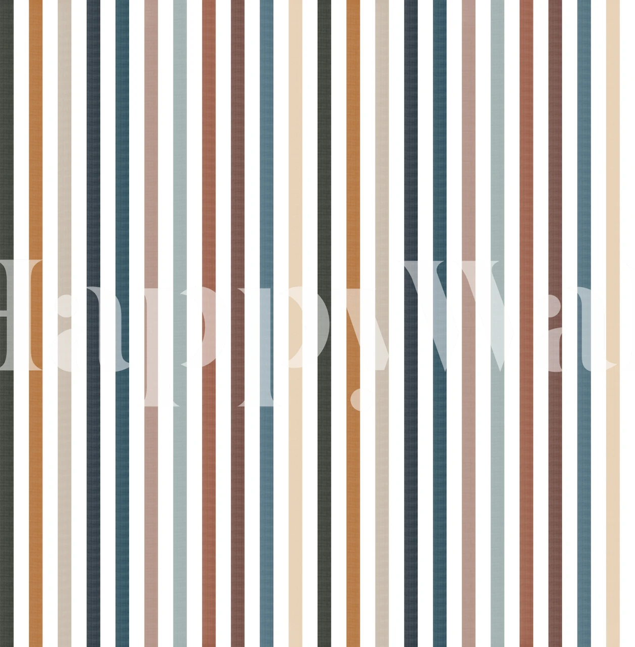 Stripes Rainbow Trends wallpaper in a modern room