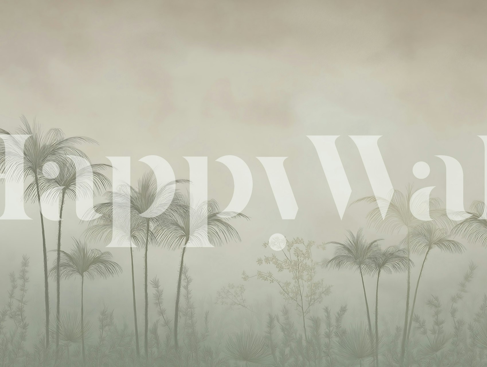 Design tapety Misty Palm Grove
