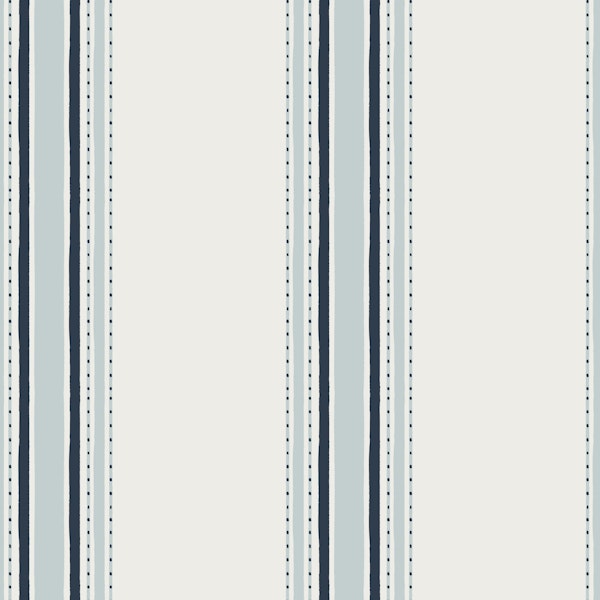 Timeless Blue and White Stripe